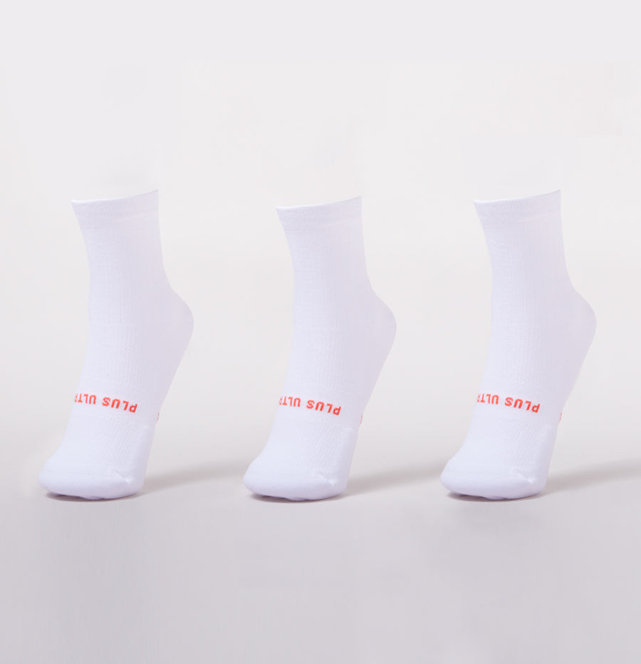 Quarter Length | White | 3 Pack