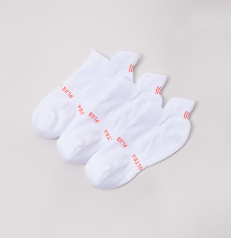 Tab Ankle Length | White | 3 Pack